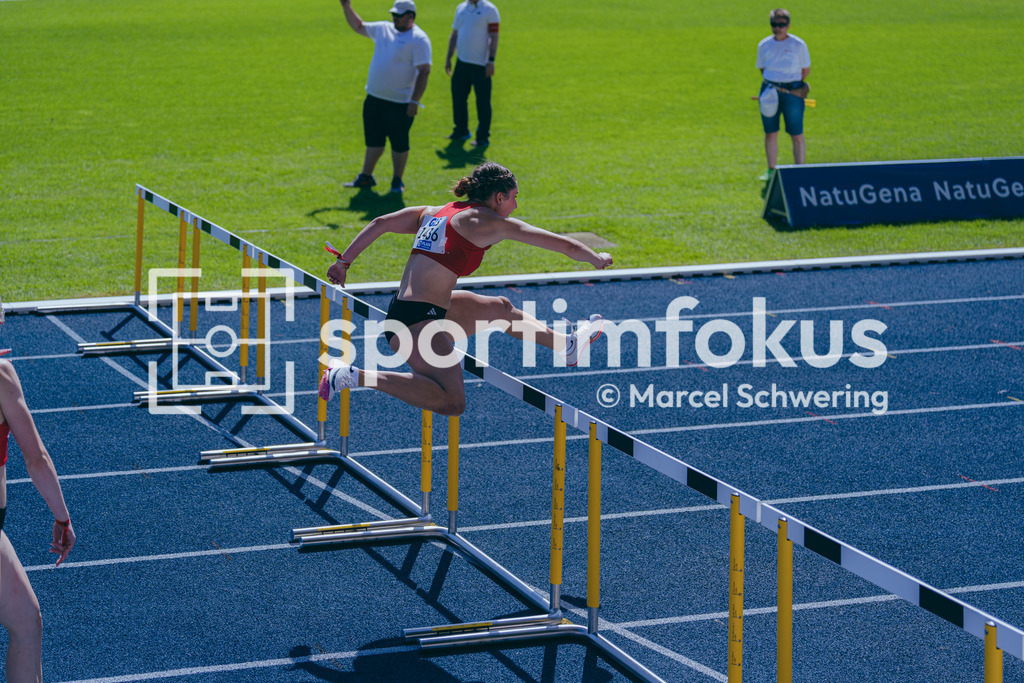Deutsche Meisterschaften U20 / U16 2026 | Aurora Klotz, LC Jena, 1436, 110 Meter Hürden, Deutsche Meisterschaften der U20 &amp; U16 2026, Lohrheidestadion Bochum-Wattenscheid, 12.07.2026. Foto: Marcel Schwering / sportimfokus - Realisiert mit Pictrs.com