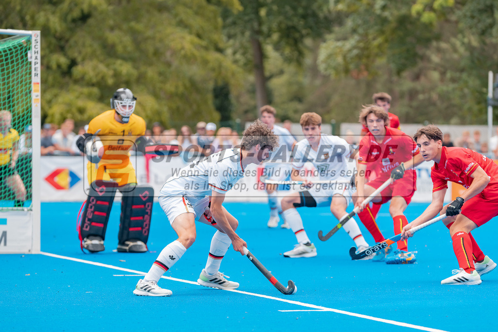 HK_20230716_102839 | Euro Hockey MU18 Boys Finale Belgium vs Germany Championship Girls &amp; Boys am 16.7.2023 CHTC , Krefeld ,