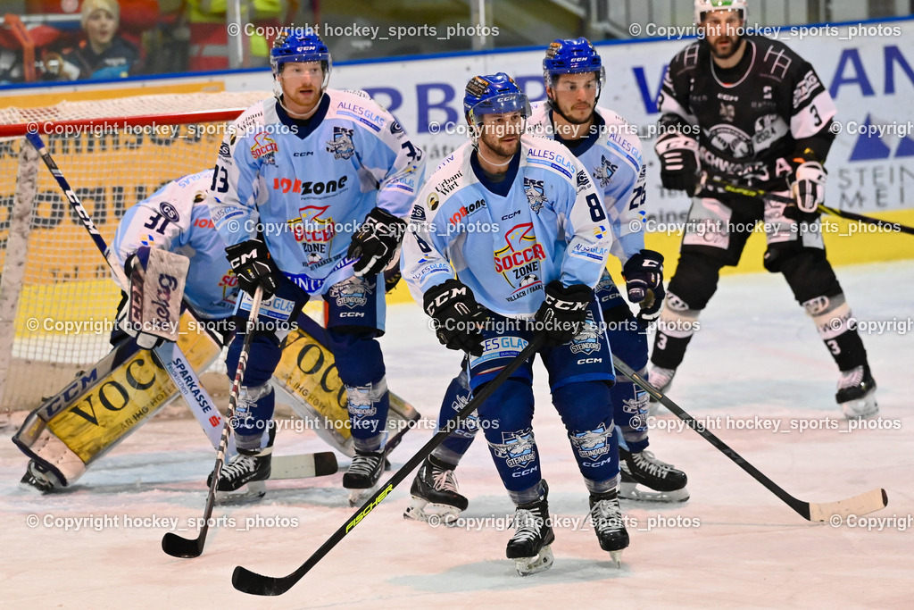 ESC Steindorf vs. SC Hohenems 11.3.2023 | #8 Martinz Christof, #33 Wiedergut Andreas, #28 Bacher Stefan