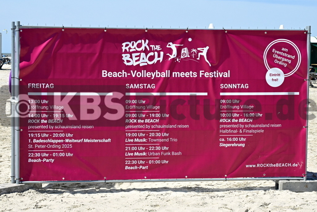 KBS Picture_Rock-The-Beach_Beachvollyball_006 | Rock the Beach Eventlocation am Strand ,Rock the Beach - die Nationale Beach-Vollyball Serie mit Festival-Charakter auf der Sandbank Strand in Ording vom 04.07. - 06.07.2025 , Qualifikation zur Deutschen Meisterschaft , - Realisiert mit Pictrs.com