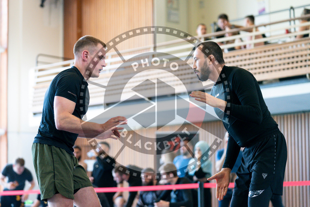 20240608PBB01256 | Fighters compete during the ILLCS VII summer edition luta livre competition in Hannover, Germany, on June 8, 2024.