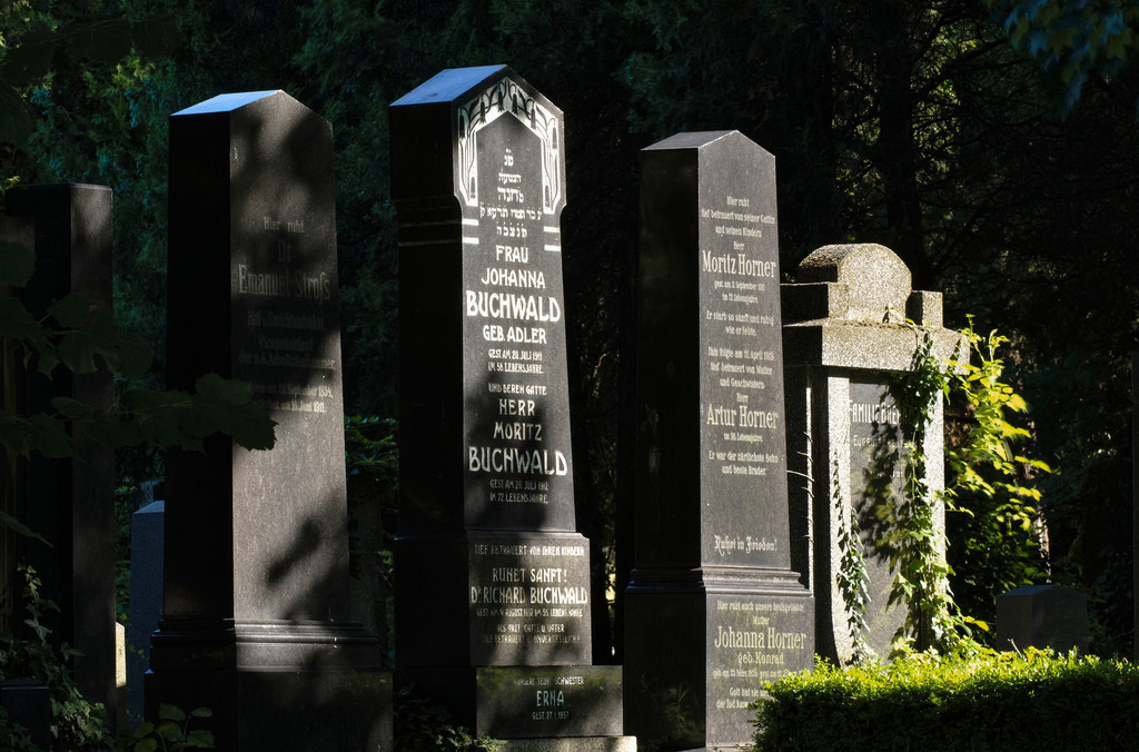 Grabsteine | Wien, Austria - July 29, 2010: Zentralfriedhof Wien; Grabsteine. - Realisiert mit Pictrs.com
