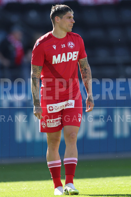Grazer AK 1902 vs WSG Tirol – Austrian Bundesliga | Graz, Austria, 02.MAY.26 - SOCCER - ADMIRAL Bundesliga, Qualification Group, Grazer AK 1902 vs WSG Tirol. The image shows Dominik Frieser (GAK) during warm up.
