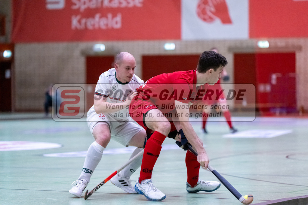 HK_20241220_100542 | 1. Bundesliga Halle Herren Crefelder HTC - Gladbacher HTC am 20.12.2024 Halle Glockenpitz, Krefeld ,