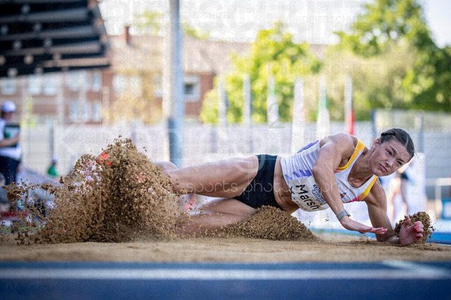 Multisport Event; Ratingen, 28.06.2026 | RATINGEN, GERMANY - JUNE 28, 2026 : Erin Marsh (USA / United States) competing in the heptathlon’s long jump during the Multisport Event at Stadion Ratingen on June 28, 2026 in Ratingen, Germany.