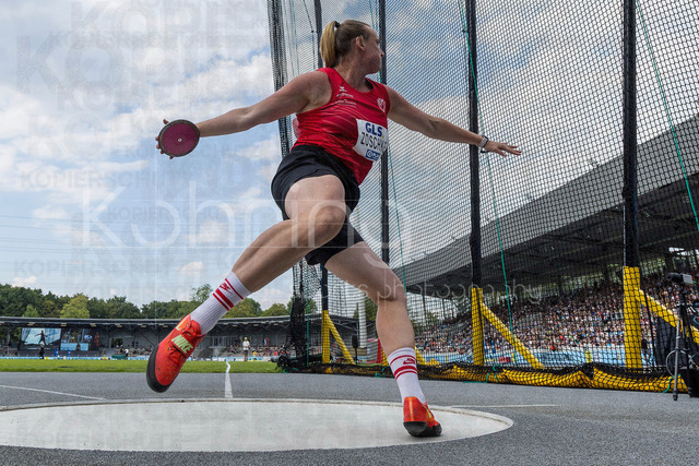 Deutsche Leichtathletik-Meisterschaften; Bochum-Wattenscheid, 25.07.2026 | Charleen Zoschke (LC Cottbus); Deutsche Leichtathletik-Meisterschaften am 25.07.2026 im Lorheide-Stadion, Bochum-Wattenscheid (Nordrhein-Westfalen).