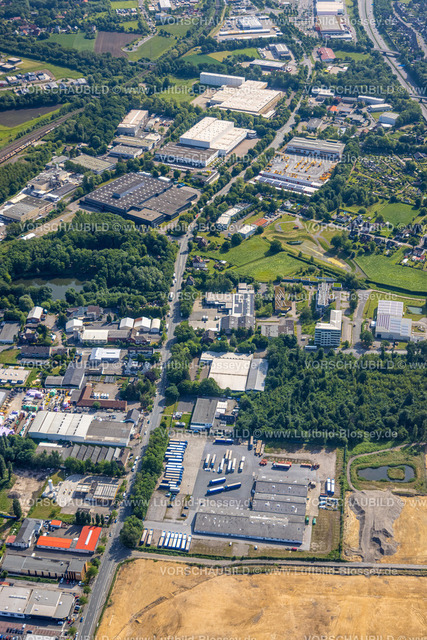 Recklinghausen220501288 | Luftbild der ehemaligen Trabrennbahn Recklinghausen mit angrenzender Blitzkuhlenstraße,  Hillerheide, Recklinghausen, Ruhrgebiet, Nordrhein-Westfalen, Deutschland