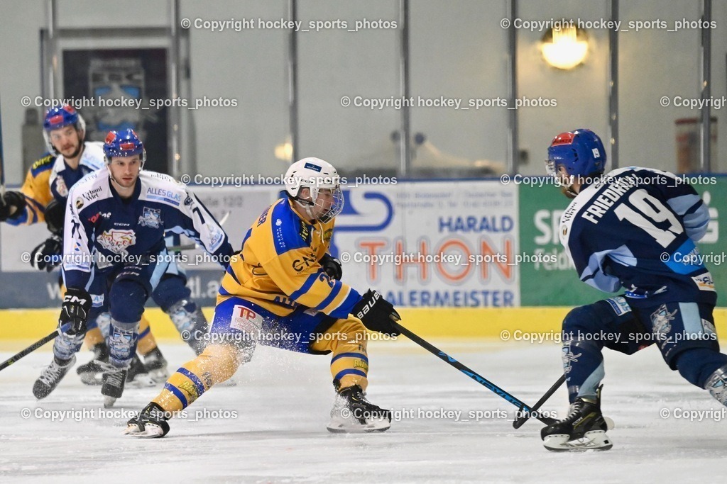 ESC Steindorf vs. EHC Althofen 13.1.2024 | #77 Wuntschek Manuel, #24 Wuntschek Manuel, #19 Friedrich Lukas