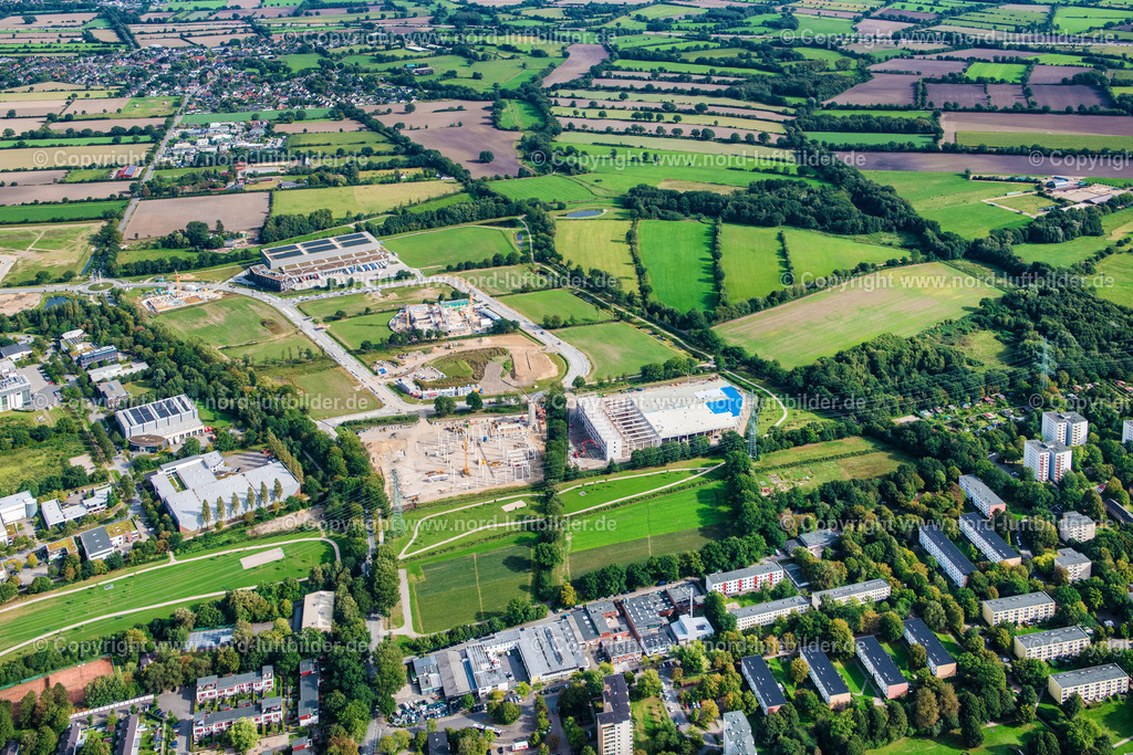 Hamburg_Rahlstedt_Gewerbegebiet_Höltingbaum_ELS_5701250923 | HAMBURG 25.09.2023 Industrie- und Gewerbegebiet " Höltingbaum " in Hamburg Rahlstedt, Deutschland. // Industrial and commercial area "Hoeltingbaum" in Hamburg Rahlstedt, Germany. Foto: Martin Elsen