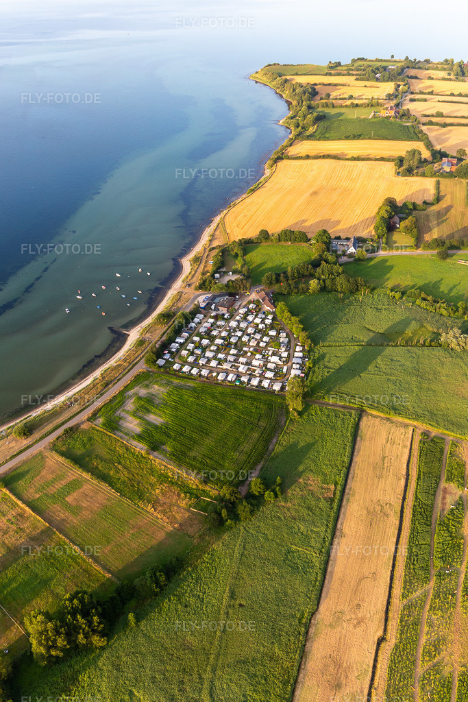 Luftbild: Habernis Campingplatz im Ortsteil Habernis in Steinberg im Bundesland Schleswig-Holstein in Deutschland. Foto: IMG_127940.jpg vom 23.07.2021 durch Werner Riehm/FLY-FOTO.de
