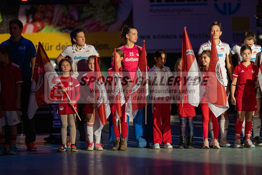 HK_20230128_103335 | 1. Bundesliga 1/4 Finale ( Damen ) Rot-Weiss Köln - Club an der Alster am 28.1.2023 Rot-Weiss Köln  , Köln , Lisa Höllriegl ( Torfrau Rot-Weiss Köln #23 )