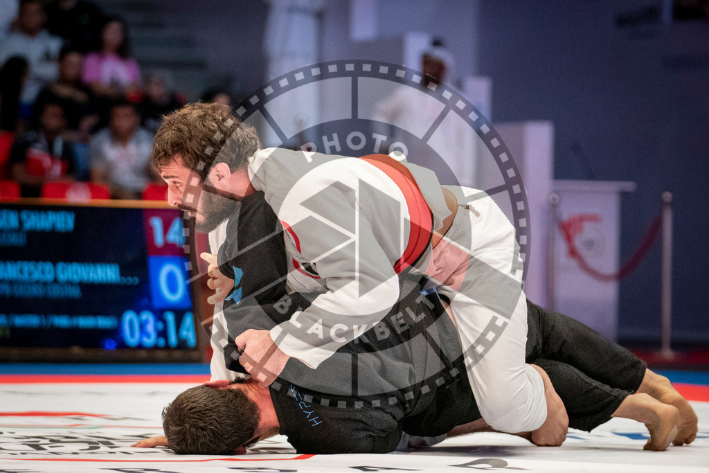 20231107PBB5960 | Fighters compete during the AJP World Master Championship in the Mubadala Arena in Abu Dhabi, Arab United Emirates, on November 7, 2023.