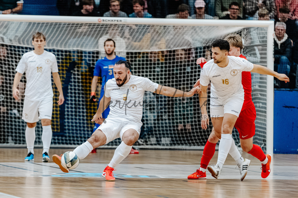 47. Stadtmeisterschaften im Hallenfußball 2025, Endrunde | Stadtmeisterschaften im Hallenfußball 2025, Endrunde, Sporthalle Berg Fidel in Münster. Foto: sportfotografie.ms | Markus Paletta - Realisiert mit Pictrs.com