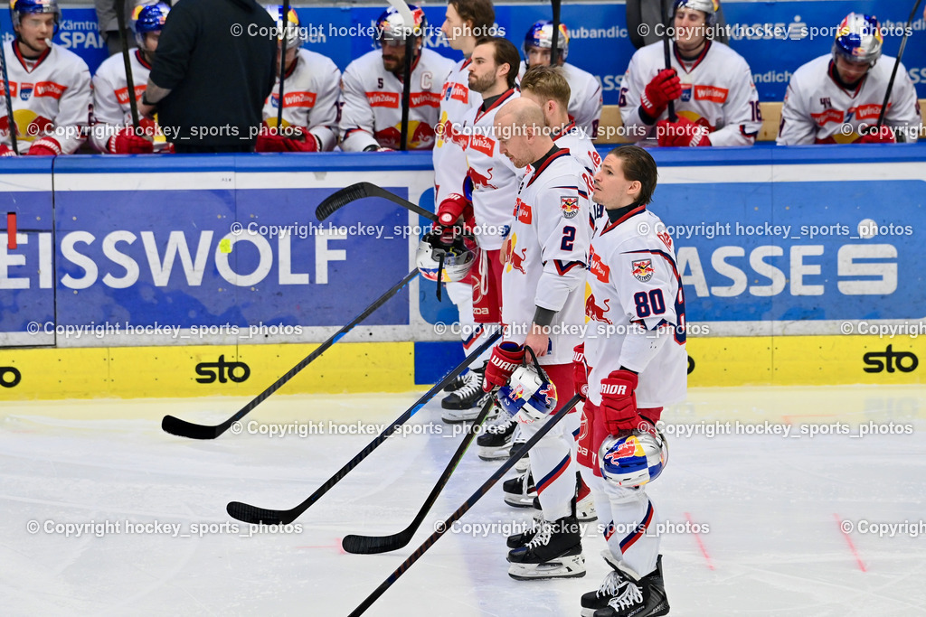 EC IDM Wärmepumpen VSV vs. EC Red Bull VSV | starting six Red Bull Salzburg, , #80 Nikolaus Kraus EC Red Bull Salzburg, #2 Tyler James Lewington EC Red Bull Salzburg, EC IDM Wärmepumpen VSV vs. EC Red Bull VSV, EC IDM Wärmepumpen VSV vs. EC Red Bull Salzburg am 16.01.2026 in Villach (Stadthalle Villach), Austria, (Photo by Bernd Stefan)