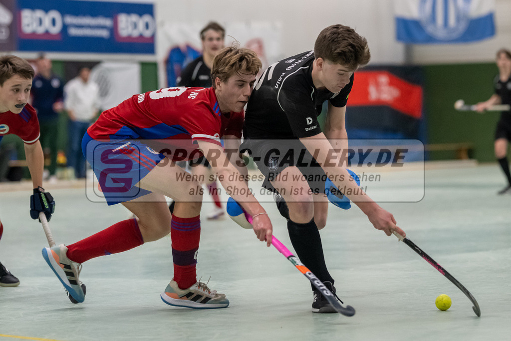 SFE_20230304_0058 | Deutsche Meisterschaft Männliche U16 Halle 2023 am 04.03.2023 in Köln (KTHC Stadion Rot-Weiss Köln Tennis and Hockey Club), Photo: Stephan Fehrmann 2022 (Sports-Gallery)