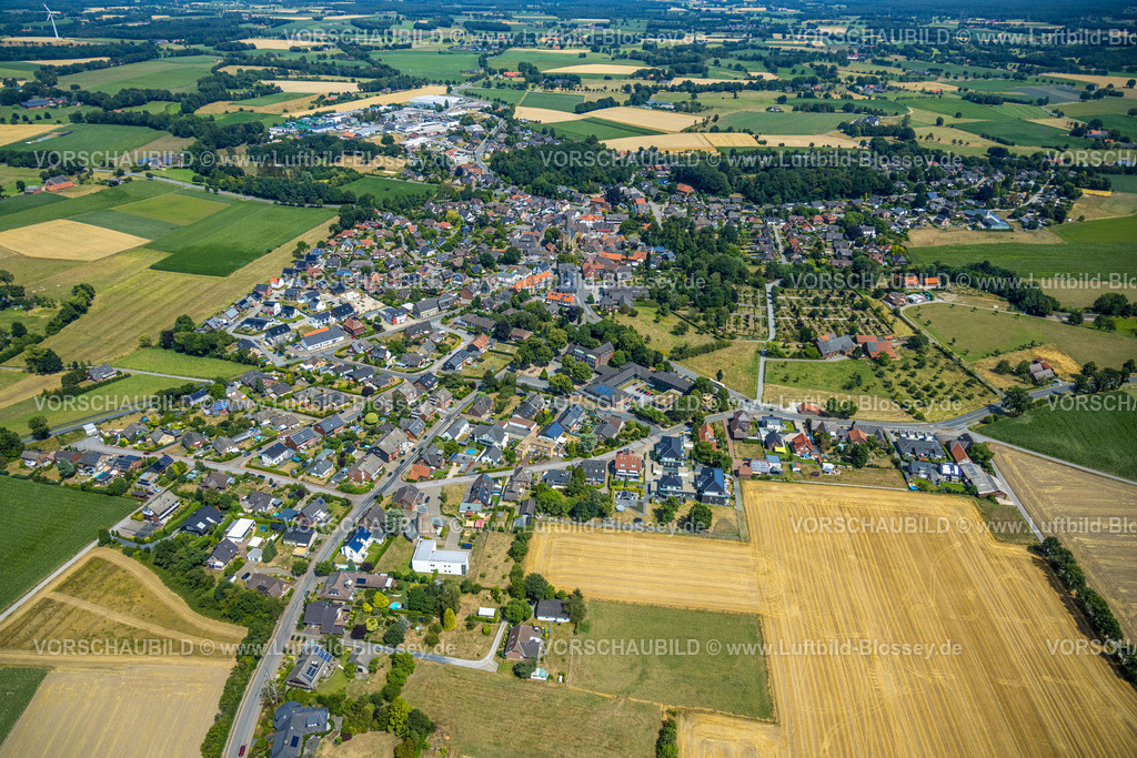 Hamminkeln220703747 | Luftbild, Ansicht Ortsteil Brünen, Hamminkeln, Niederrhein, Nordrhein-Westfalen, Deutschland