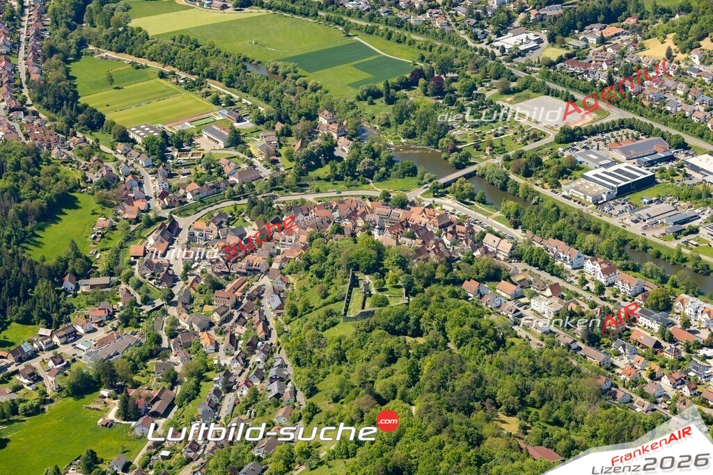 Neu Wülfingen Forchtenberg Bild- Das Luftbild wurde 2025 vom UL-Flugzeug heraus erstellt ( keine Drohne ) - Hochauflösende Luftaufnahme -Nicht vergleichbar mit Google Maps oder Satelittenbilder- Die Geschenkidee !Mit Lizenz und Bildrechte bestellbar