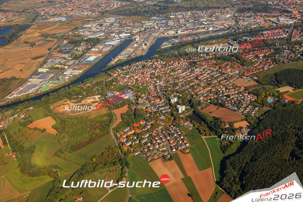 Die Luftaufnahme Gaustadt -  wurde vom UL-Flugzeug (keine Drohne) aus fotografiert.Hohe Druck- Auflösung-die Geschenkidee!