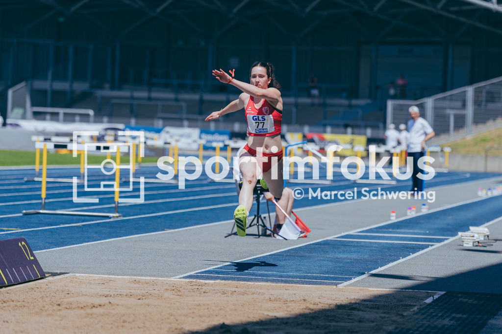Deutsche Meisterschaften U20 / U16 2026 | Karolina Hellwig, LC Cottbus, 77, Dreisprung, Deutsche Meisterschaften der U20 &amp; U16 2026, Lohrheidestadion Bochum-Wattenscheid, 11.07.2026. Foto: Marcel Schwering / sportimfokus - Realisiert mit Pictrs.com