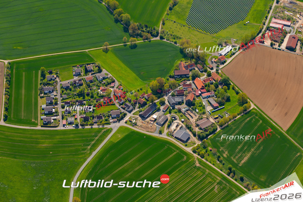 Die Luftbildaufnahme Eichenbuehl -  wurde 2019 mittels Flugzeug (keine Drohne) erstellt. Perfekte Schärfe und Druck- Ergebnisse- Garantiert!