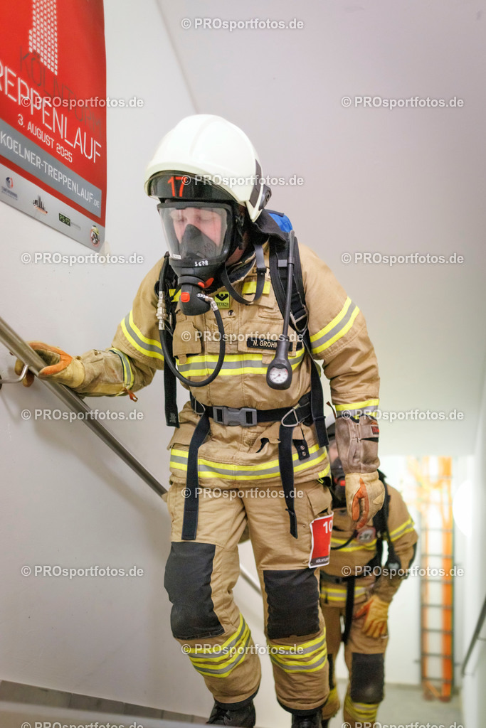 KölnTurm Treppenlauf; Köln, 03.08.2025 | Impressionen vom KölnTurm Treppenlauf am 03.08.2025 in Köln (Nordrhein-Westfalen). 