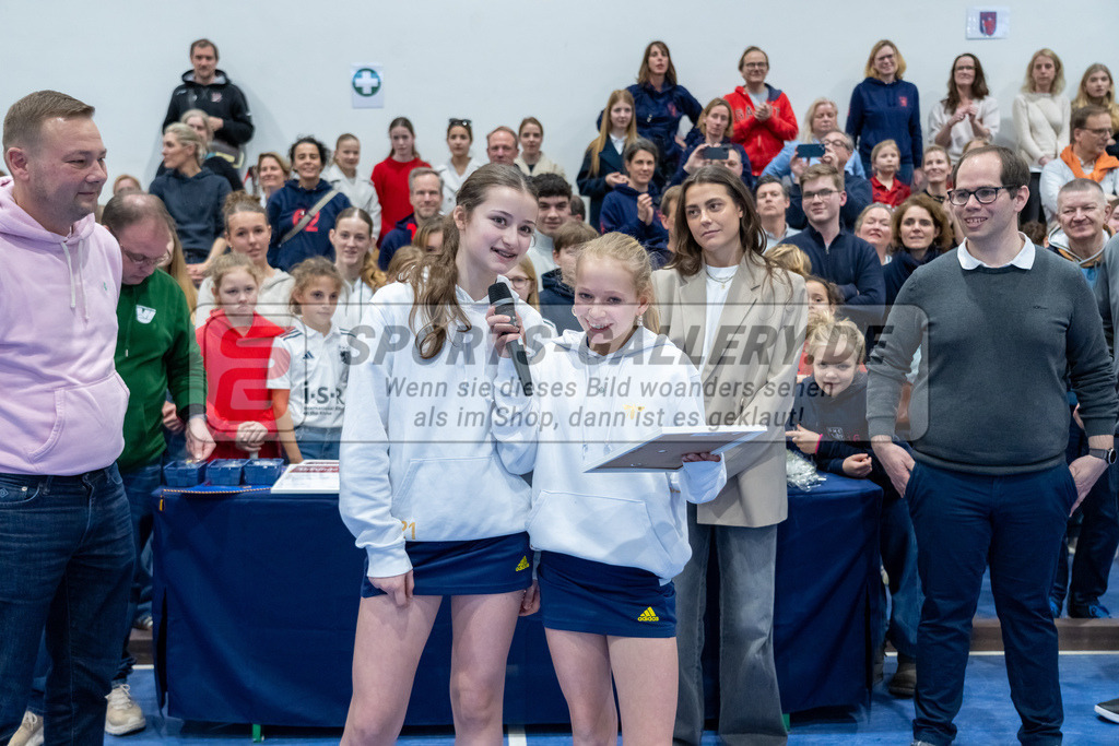HK_20250223_103330 | Deutsche Meisterschaft wU14 Finale und Ehrungen am 23.2.2025 Düsseldorfer HC, Düsseldorf