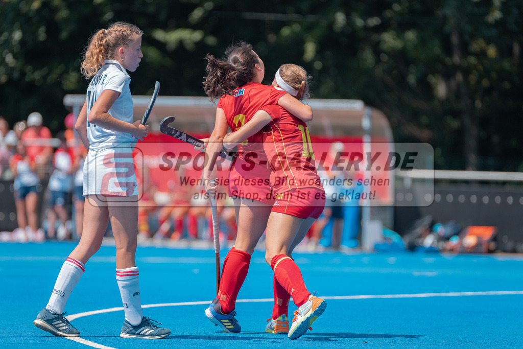 HK_20230710_2-38 | Euro Hockey WU18 Spain - Austria Championship Girls &amp; Boys am 10.7.2023 CHTC , Krefeld ,