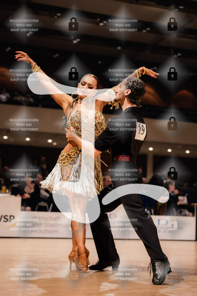 Goldstadtpokal 2025 - WDSF World Open Latin 1st (19) Charles-Guillaume Schmitt _ Elena Salikhova (France)-2025-01-25-6196 | Webshop for digital downloads and prints of dance sport, event & show photographer Julian Link - Realisiert mit Pictrs.com