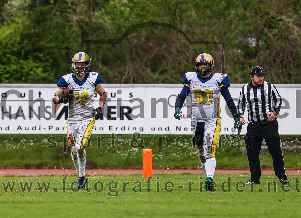 2022-04-30_081_Erding_Bulls_gegen_Regensburg_Phoenix | Erding, Deutschland, 30.04.2022:
Football, Regionalliga 2022, 1. Spieltag, Erding Bulls gegen Regensburg Phoenix

Foto: Christian Riedel / fotografie-riedel.net