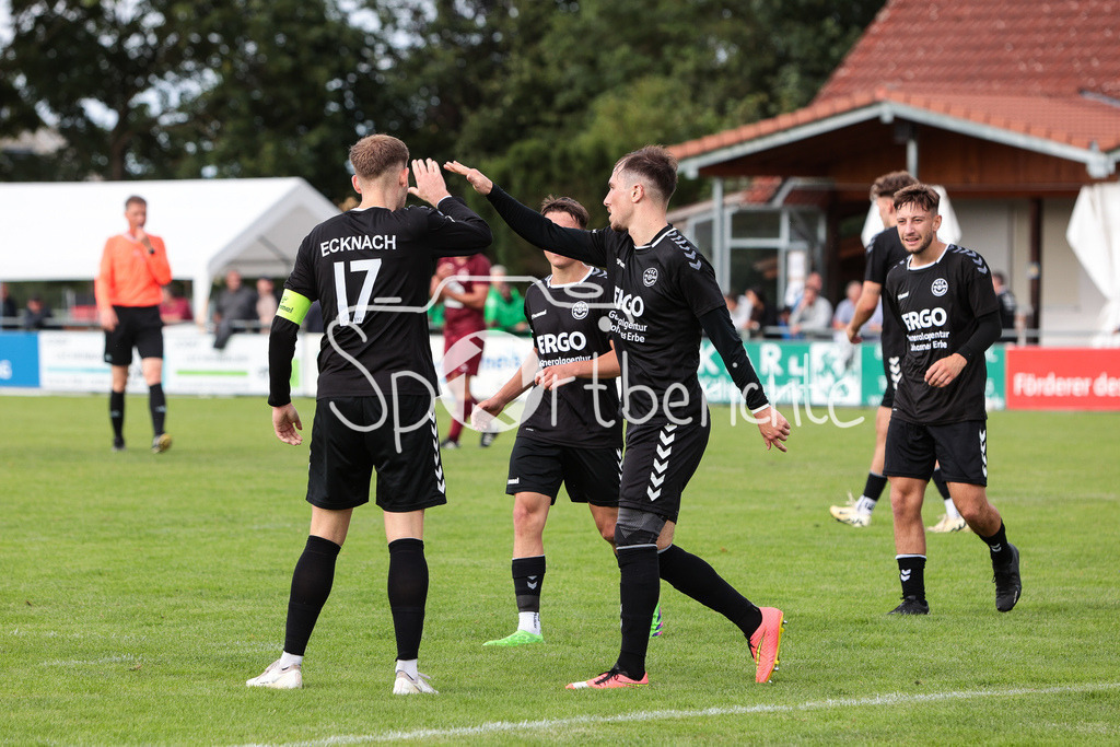 Stadtmeisterschaft Aichach | Finale Ecknach vs Zell / Jubel nach 1-1