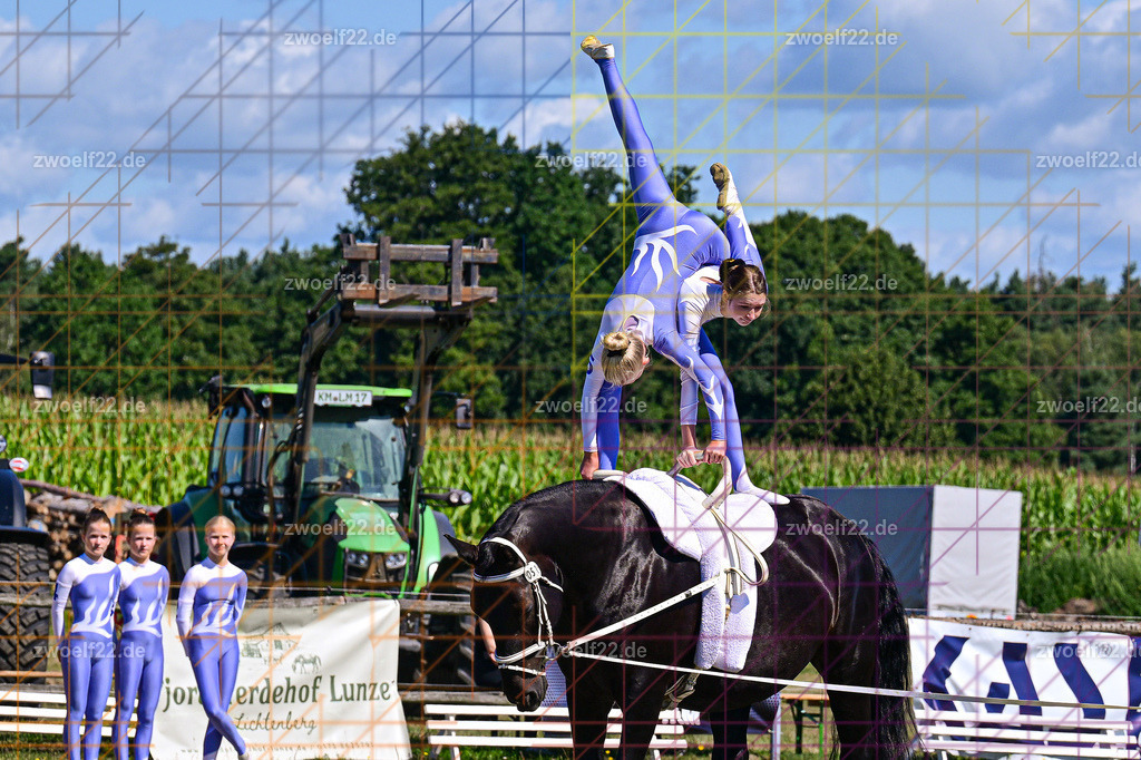 30 Jahre RFV Pulsnitz e.V., Pulsnitz am 09.08.2026 | 30Jahre Reit- und Fahrverein Pulsnitz e.V., Pulsnitz am 08.08.26, Zur 28. breitensportlichen Veranstaltung des RFV Pulsnitz e.V. fanden verschiedene Wettbewerbe in nahezu allen Disziplinen des Pferdesport statt.- Voltigier-Wettbewerb im Schritt - Realisiert mit Pictrs.com