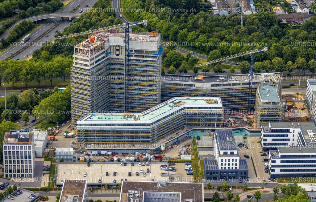 Dortmund230700594 | Luftbild, Stadtkrone-Ost Baustelle, Neubau Direktion Continentale, adesso, Schüren, Dortmund, Ruhrgebiet, Nordrhein-Westfalen, Deutschland