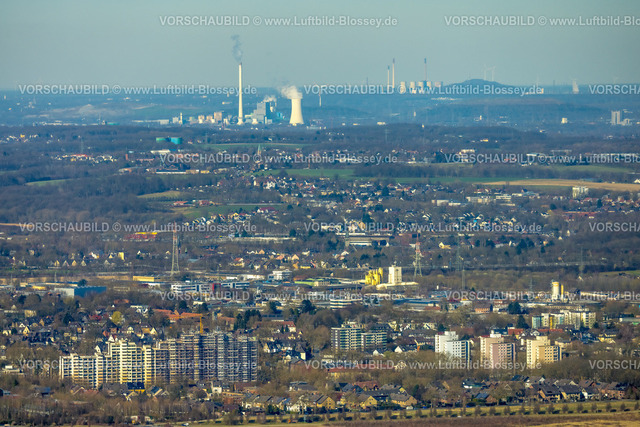 Dortmund250300737 | Luftbild, vorne Gebäudesanierung Hochhaus Wohnhaus Hannibal II, Kraftwerke im Westen, Dorstfeld, Dortmund, Ruhrgebiet, Nordrhein-Westfalen, Deutschland