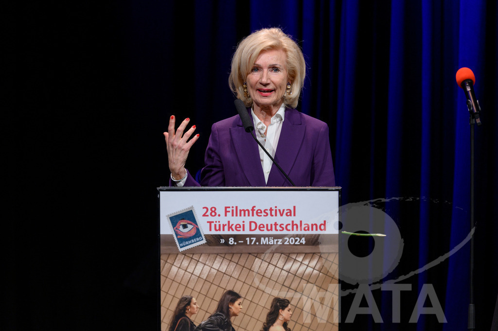 _DWA7878-2 | Nürnbergs Kulturbürgermeisterin Prof. Dr. Julia Lehner (CSU) bei der Eröffnung 28. Filmfestival Türkei Deutschland am 08.3.2024  in Tafelhalle  Nürnberg  - Realisiert mit Pictrs.com