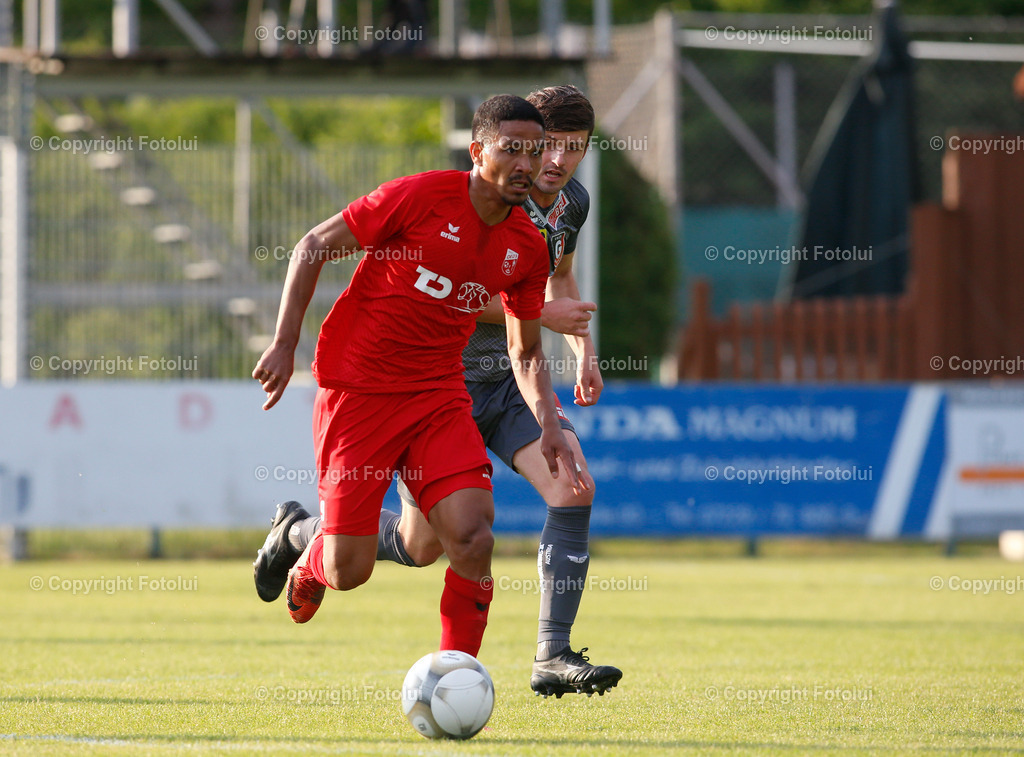 A_LUI_23052025_17 | SPORT FUSSBALL REGIONALLIGA MITTE ASKOE OEDT-UNION GURTEN 23.0.2025 IM BILD: VALDIR HENRIQUE (OEDT) UND RENE WIRTH (GURTEN) FOTO:FOTOLUI