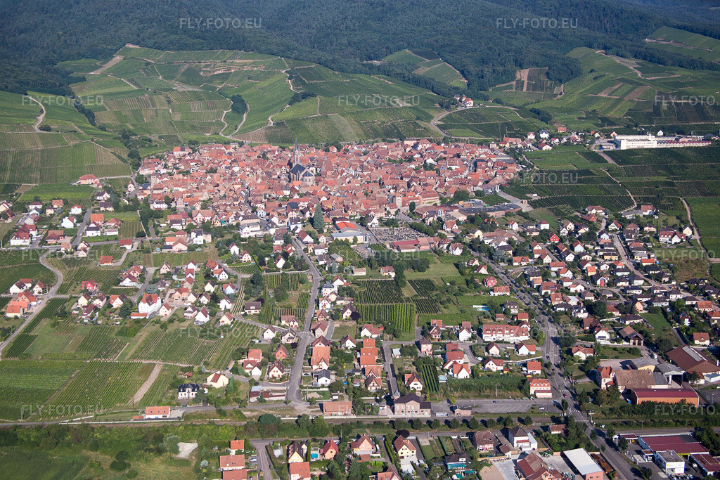Vue aérienne: Vue du village à Dalhunden dans le département Bas Rhin, France. Photo: IMG_093263.jpg prise le 16/08/2016 par Werner Riehm/FLY-FOTO.eu – Résolution de l'original: 5472 x 3648 px