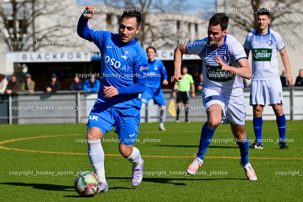 SAK vs. Dellach Gail | #10 Yosifov Svetlozar Angelov SAK, #32 Martin Jantschgi Dellach Gail, SAK vs. Dellach Gail, SAK vs. Dellach Gail am 22.03.2025 in Klagenfurt (Sportpark Welzenegg), Austria, (Photo by Bernd Stefan)