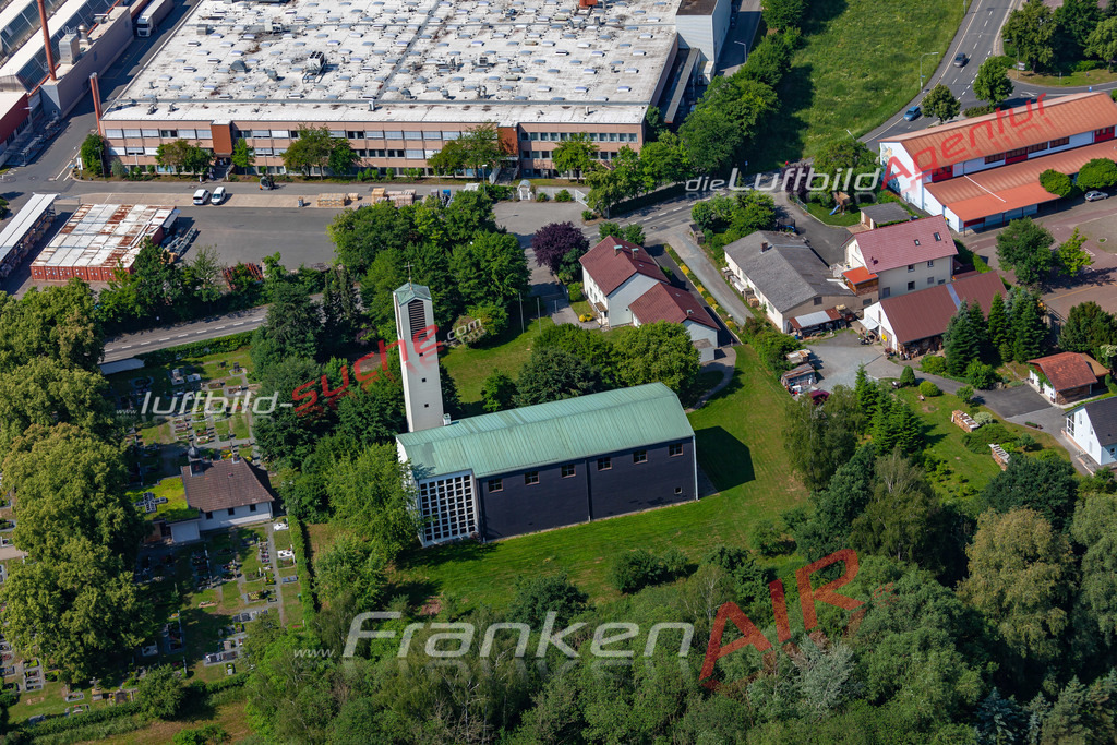 aktuelles Luftbild von  Redwitz-rodach - Luftaufnahme wurde 2018 von https://frankenair.de mittels Flugzeug (keine Drohne) erstellt.