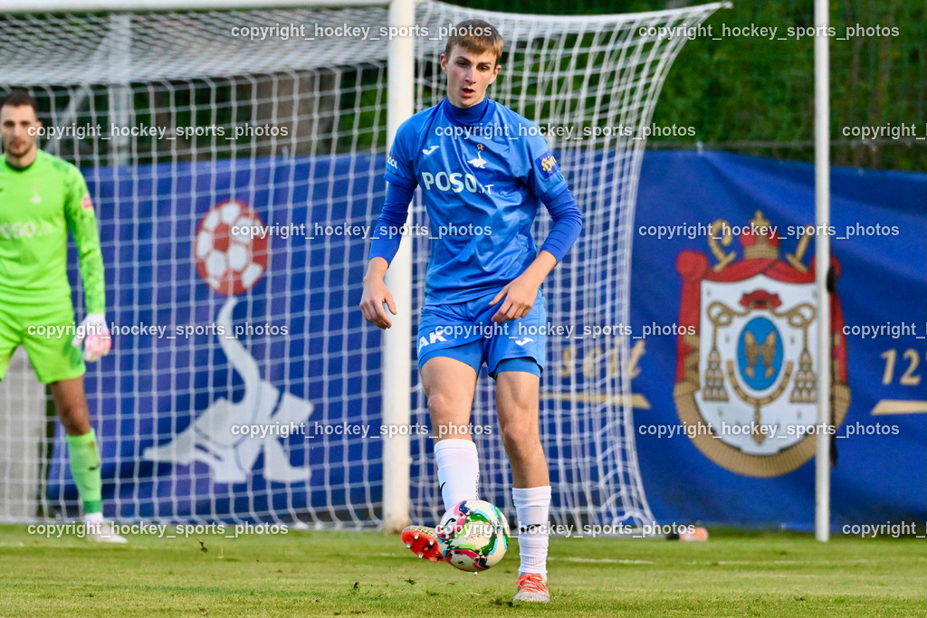 SAK vs. ATUS Velden 19.4.2024 | #5 Jakob Geister SAK, SAK vs. ATUS Velden 19.4.2024, SAK vs. ATUS Velden am 19.04.2024 in Klagenfurt (Sportpark Welzenegg), Austria, (Photo by Bernd Stefan)