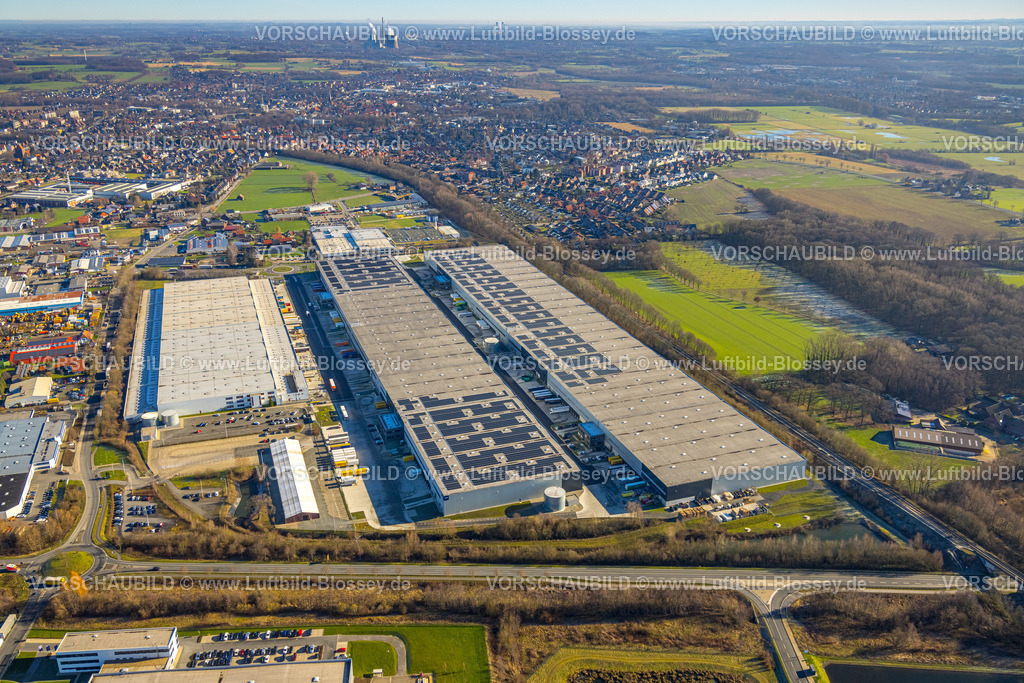 Werne230203083 | Luftbild, Imperial Industrial Logistics, Gewerbegebiet Wahrbrink, Lenklar, Werne, Ruhrgebiet, Nordrhein-Westfalen, Deutschland