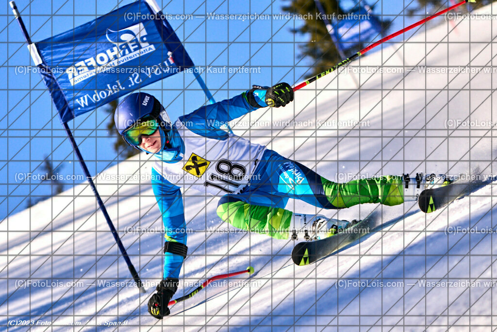 ALP8576_JOGLLAND-CUP-RTL_St-Jakob-Walde_Poellerbauer Lukas | (C)FotoLois.com, Alois Spandl. Raiffeisen-Liebmarkt Sport 2000 Autohaus Felber-Fischer Jogllandcup, Skibezirk 7 - Joglland, Sa 20. Januar 2024.