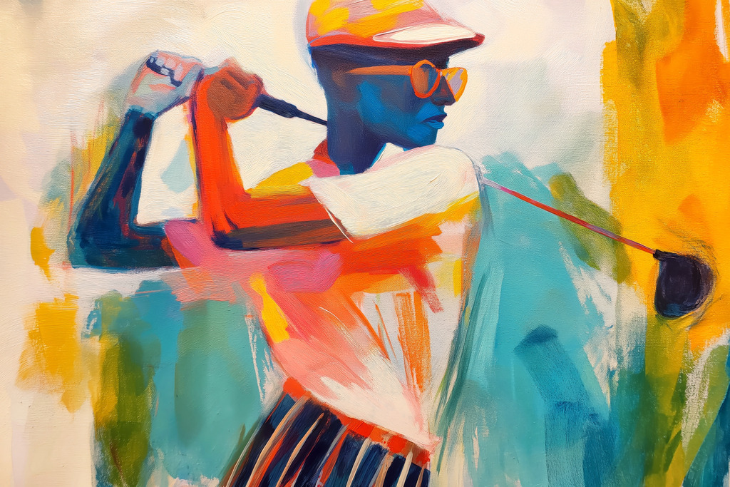 2507027 - Golfer | Bestelle dieses Golfspieler Bild als hochwertiges Wandbild oder Poster z.B. auf Leinwand hier bei uns im Onlineshop mit kostenloser Lieferung innerhalb Deutschlands.