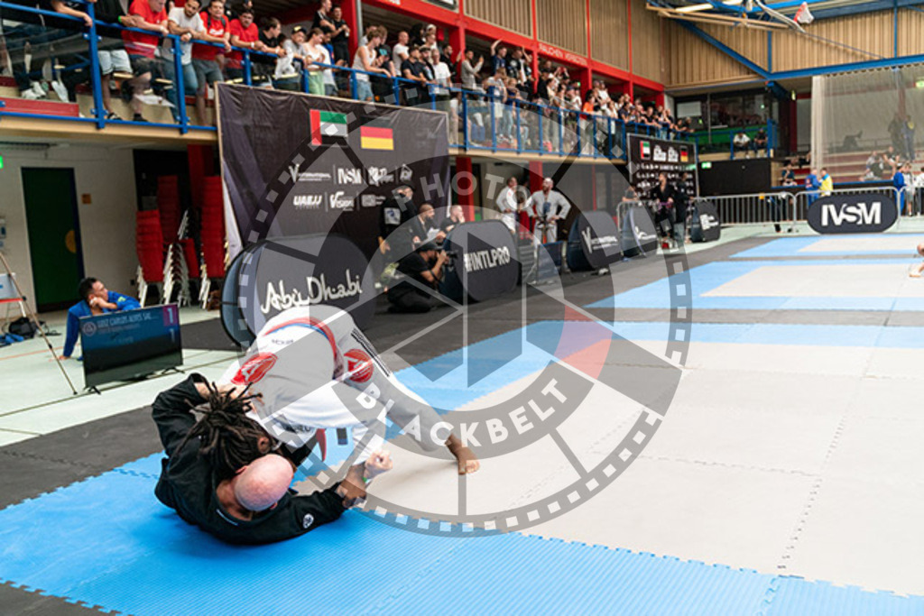 20230826PBB55580 | Fighters compete during the AJP INTLPRO BJJ and grappling competition in Hamburg, Germany, on August 26 2023.