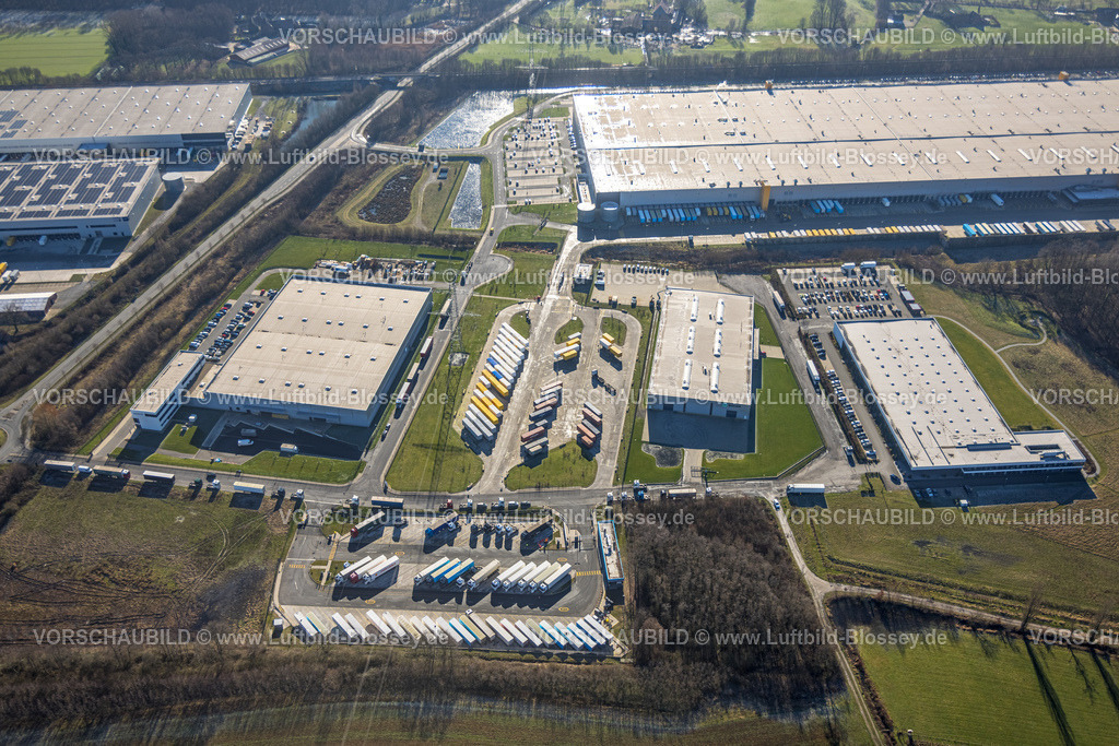 Werne230203082 | Luftbild, Amazon Logistik DTM1, Lenklar, Werne, Ruhrgebiet, Nordrhein-Westfalen, Deutschland