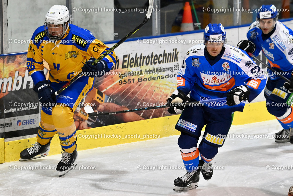 ESC SPARKASSE STEINDORF vs. 1. EHC ALTHOFEN | #96 Kronlechner Christoph EHC Althofen, #92 Ratz Patrick ESC Steindorf, ESC SPARKASSE STEINDORF vs. 1. EHC ALTHOFEN, ESC SPARKASSE STEINDORF vs. 1. EHC ALTHOFEN am 30.11.2025 in Steindorf (Ossiachersee Halle), Austria, (Photo by Bernd Stefan)