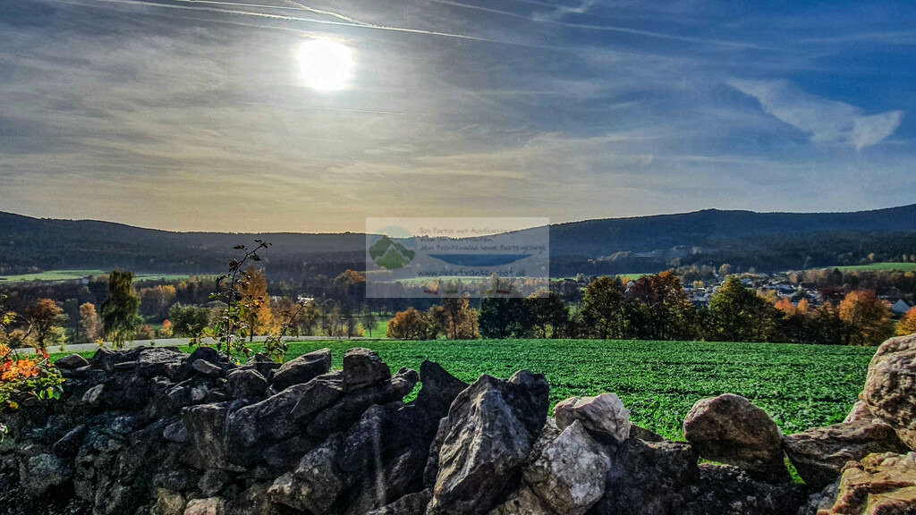 Sonnenuntergang an der Andreas Kapelle im Herbst | Impressionen rund um Hochfranken - Frankenwald - Fichtelgebirge - Realisiert mit Pictrs.com