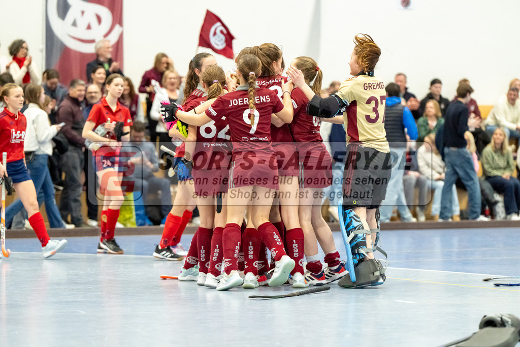 HK_20250223_103055 | Deutsche Meisterschaft wU14 Spiel um Platz 3  am 23.2.2025 Düsseldorfer HC, Düsseldorf