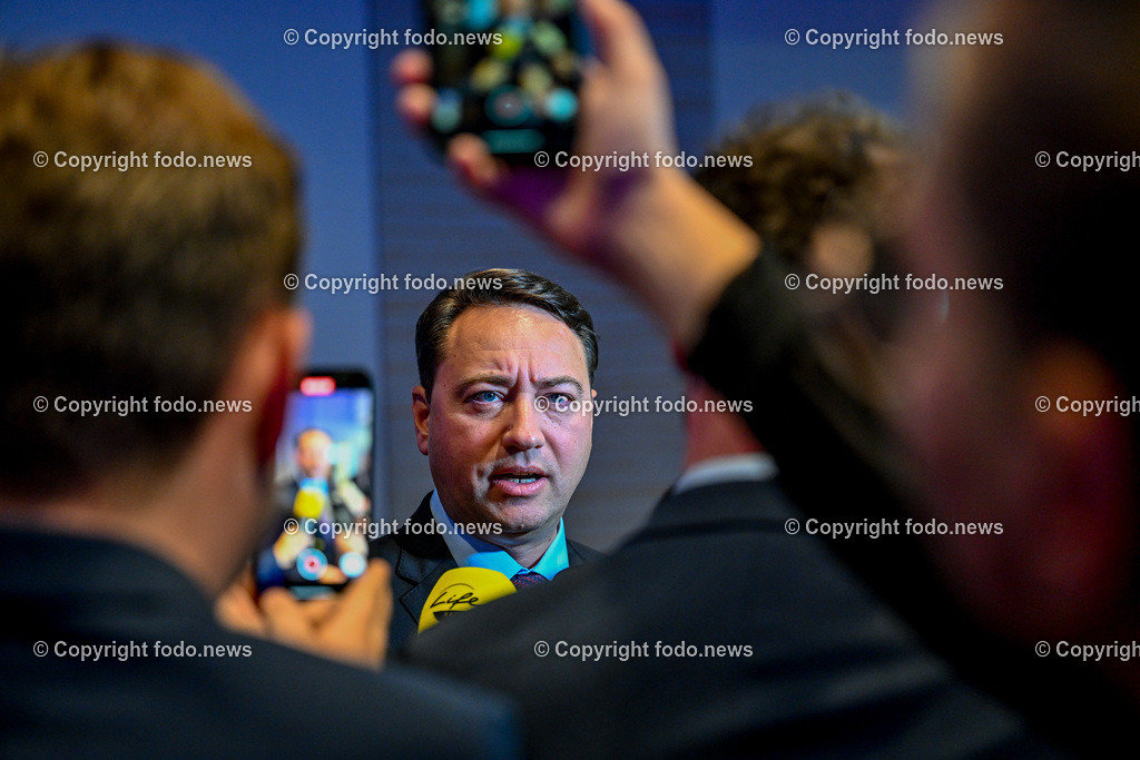 Pressewahldienst Linz zur Nationalratswahl 2024_ 29.09.2024-35 | 29.09.2024, Ursulinenhof Linz AUT, Nationalratswahl 2024, Pressewahldienst im Bild LH-Stv. Manfred Haimbuchner (FP)