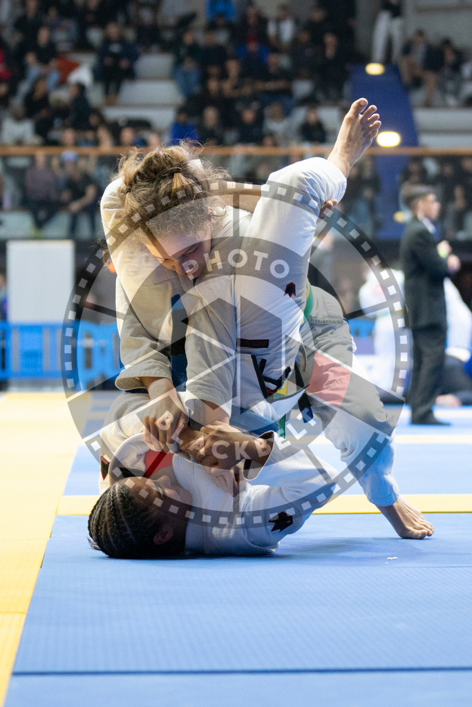 20240119PBB2179 | Fighters compete during the IBJJF European Championship in Paris, France, on January 19, 2024.