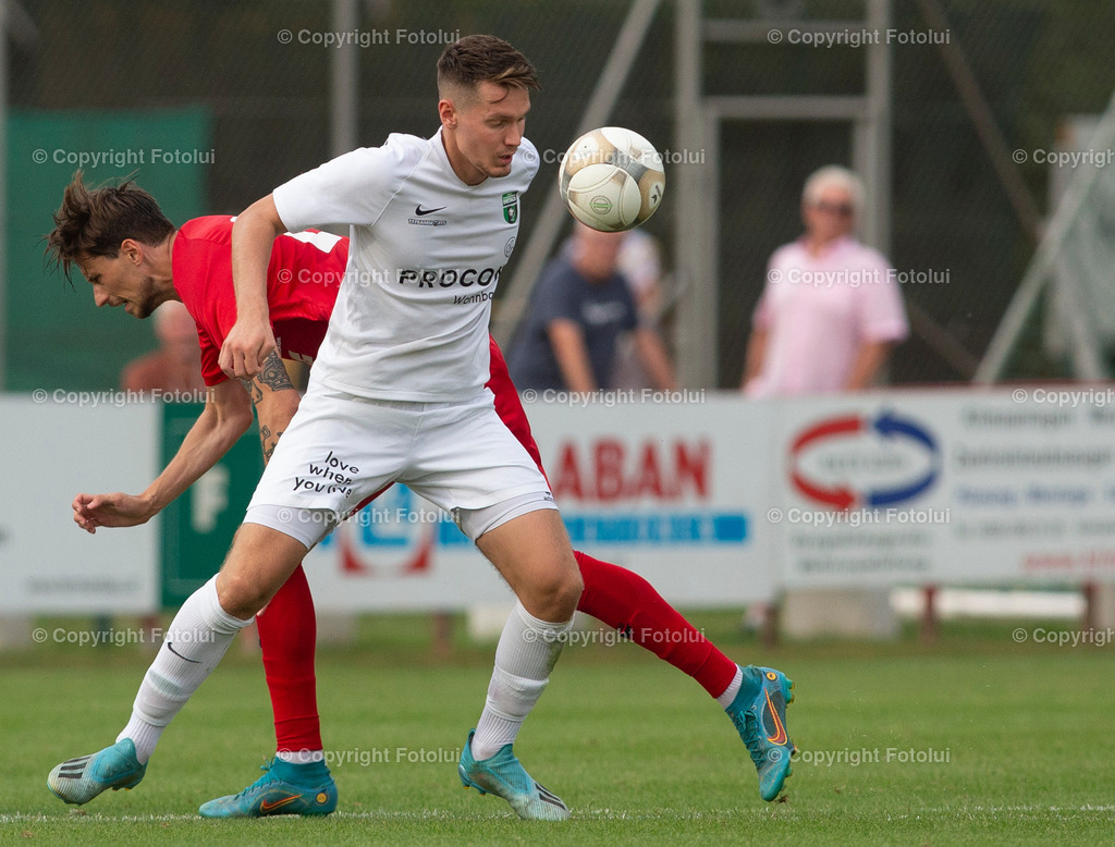 A_LUI_120822_26 | SPORT,FUSSBALL,LT1 OOE LIGA ASKOE OEDT-UNION PROCON DIETACH 12.08.2022 IM BILD:  ELVIR HUSKIC (OEDT) UND ADIS DUDAKOVIC (DIETACH) FOTO:FOTOLUI
